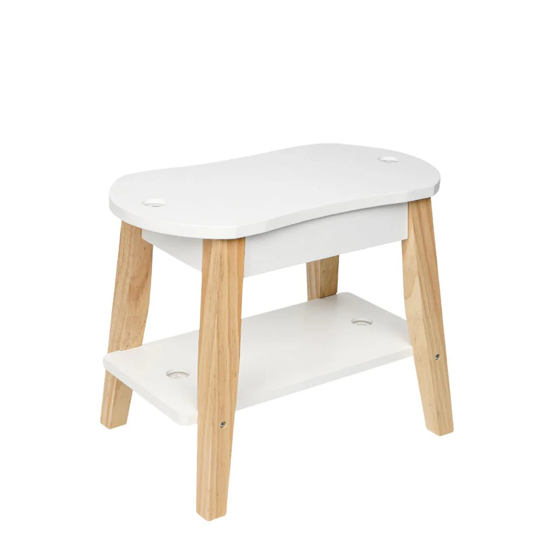 Frisierhocker für Hobby Horse – Stabiler Grooming Stool mit Zubehörablage